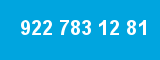 922 783 12 81 922 783 12 81